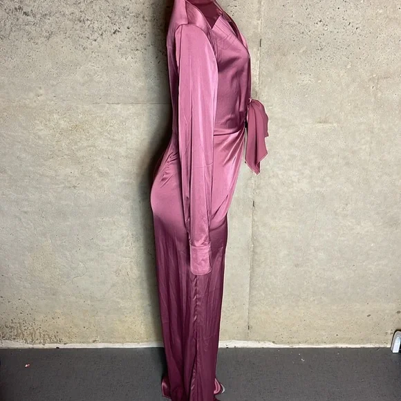 Fashion, nova satin jumpsuit - Picture 4 of 6